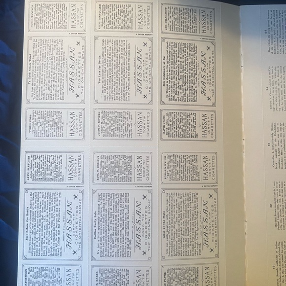 1977 Dover Reprints Vintage Baseball Cards Book 8 Pages Pre-War BB Cards - Picture 11 of 16